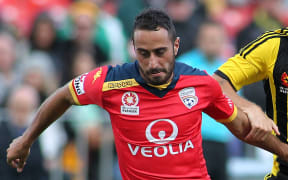 Adelaide's' Tarek Elrich in action.