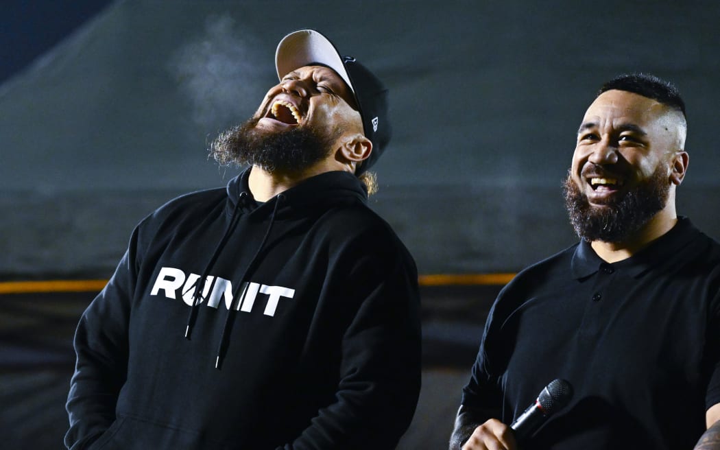 Manu Vatuvei at RUNIT Auckland. Trusts Stadium, Wed 21 May 2025.