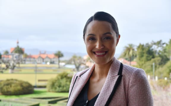 Rotorua mayor Tania Tapsell's office overlooks the Rotorua Museum. Photo / Laura Smith LDR single use