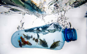 A photo taken on December 8, 2022, in Vaasa, shows plastic pieces in frozen water. Negotiations on a global treaty to combat plastic pollution will resume Monday, with nations under pressure to stem the tide of trash amid calls from campaigners to limit industry influence on the talks.

Some 175 nations pledged last year to agree by 2024 a binding deal to end the pollution from largely fossil fuel-based plastics that is choking the environment and infiltrating the bodies of humans and animals.

The May 29-June 2 talks in Paris are tasked with agreeing the first outline for actions that could form the basis of a draft negotiating text. (Photo by Olivier MORIN / AFP)