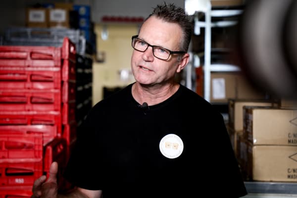 Royce Bold came up with the idea for bread flour in lockdown using his oven and a nutribullet