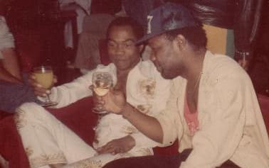 Wiapa and Fela Kuti in 1970