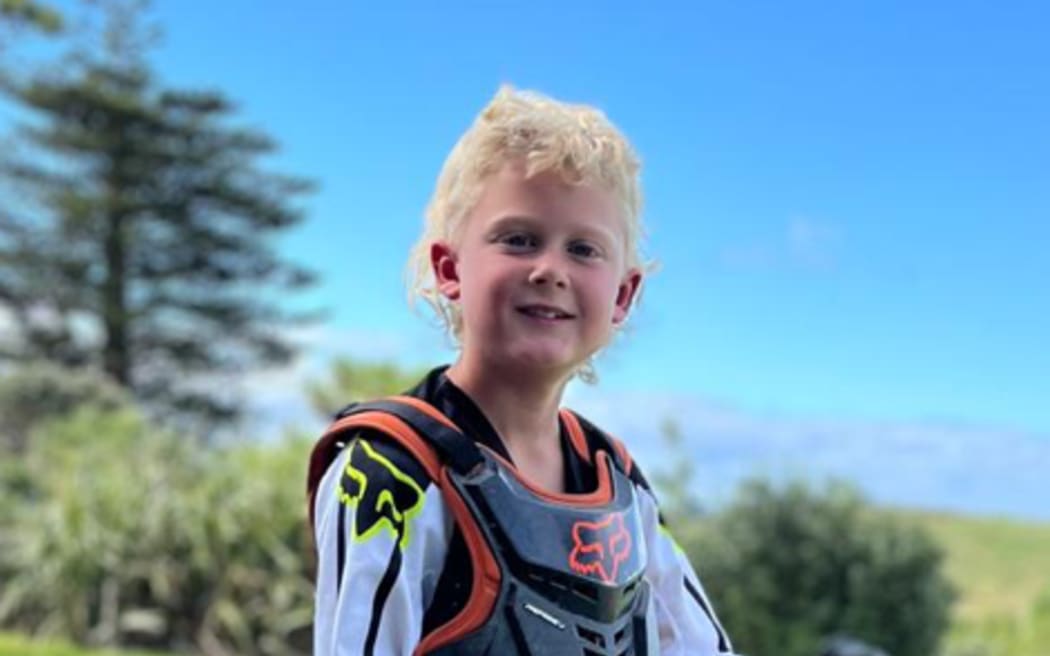 Awhitu District School student Caio Maffey is concerned about speeding outside of his school.