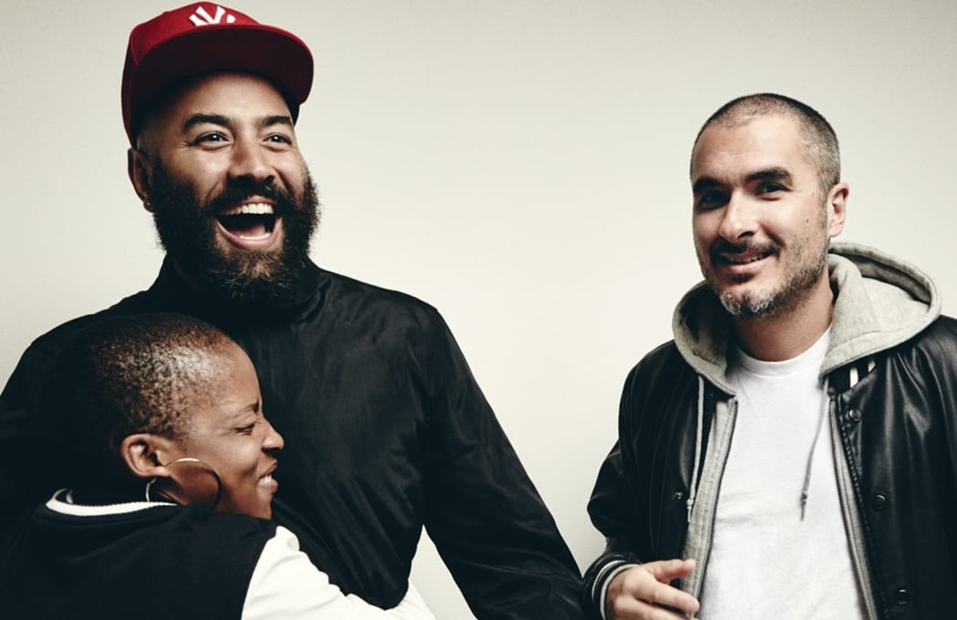 Beats 1's Julie Adenuga, Ebro Darden and Zane Lowe