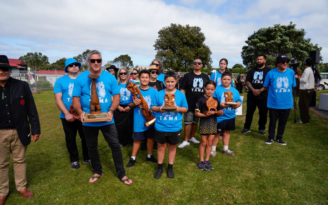 Iwi bring the Tū Mai trophies they won in 2023 back for this year's events.