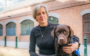 Julie Morrison and her dog Lucy
