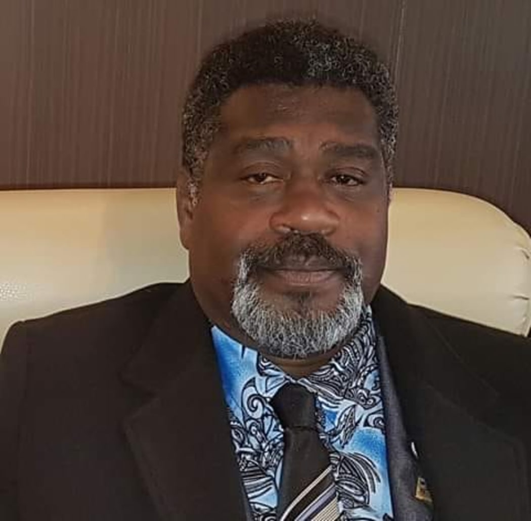 Bruno Leingkon, the Vanuatu Minister for Climate Change Adaptation, Meteorology, Geo-Hazards, Environment, Energy and Disaster Management.