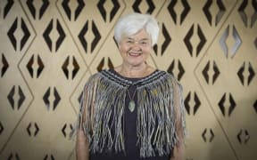 Fibre artist Maureen Lander was taught how to weave by the late Diggeress Te Kanawa.