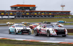 New Zealand driver Andre Heimgartner won race one of the Australian Supercars championship round in Taupo.