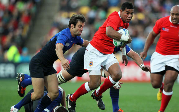 Siale Piutau played in Tonga's Rugby World Cup victory over France in 2011.