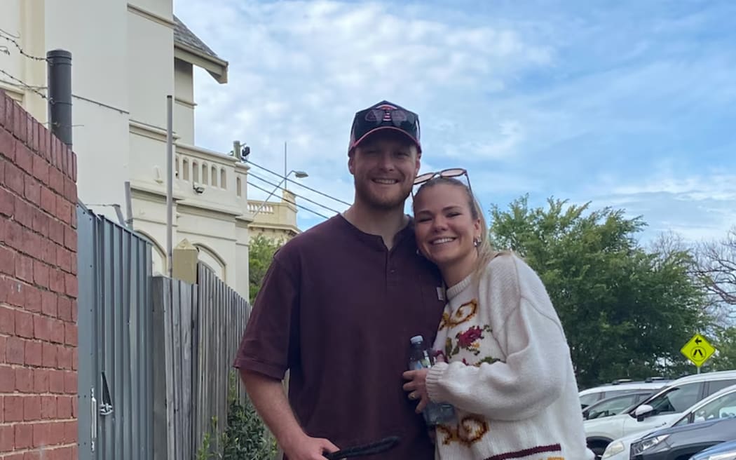 Alex Cashmore and his wife Taya.