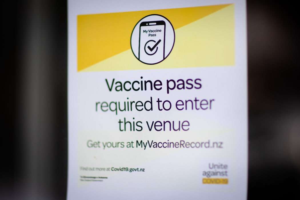 Vaccine Pass Requirement Sign