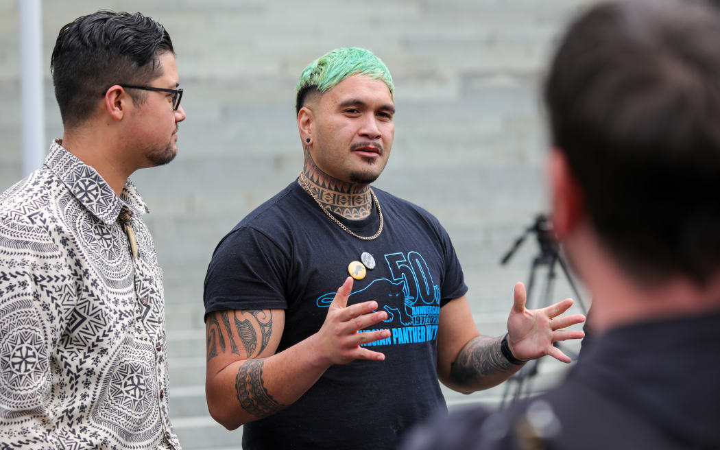 Benji Timu speaks on the kaupapa of a petition he co-wrote.