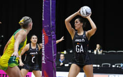 Amelia Walmsley of the Silver Ferns. New Zealand Silver Ferns v Australia Diamonds, Constellation Cup at Globox Arena, Hamilton.