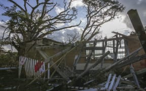 The aftermath of Tropical Cyclone Gita in Tonga.