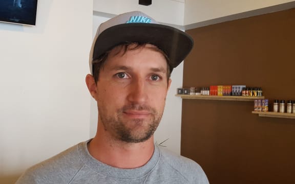 Vape Shop owner Mark Nicholson