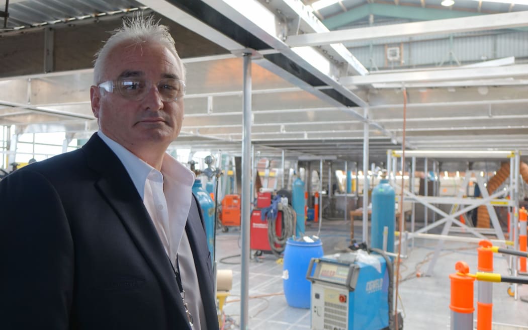 Q-West Boat Builders general manager Colin Mitchell.