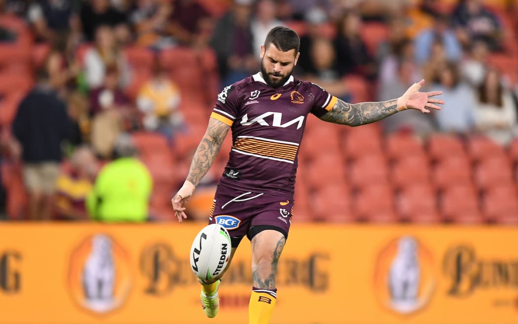 Adam Reynolds.
NRL 2022 RD07 Brisbane Broncos v Canterbury-Bankstown Bulldogs, Suncorp Stadium, Brisbane.
Friday 22 April 2022. NRL Photos / www.photosport.nz