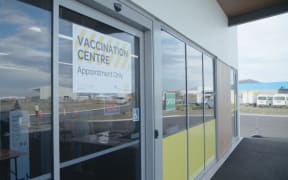 A community based vaccination centre near Christchurch Airport, where the first South Island border workers got a dose of the Covid-19 vaccine on 24 February, 2021/