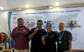Solomon Islands Powerlifting Team at the Oceania Powerlifting and Bench Press Championships.