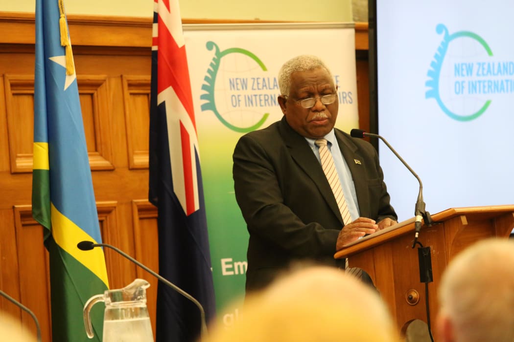 Rick Hou speaks in Wellington