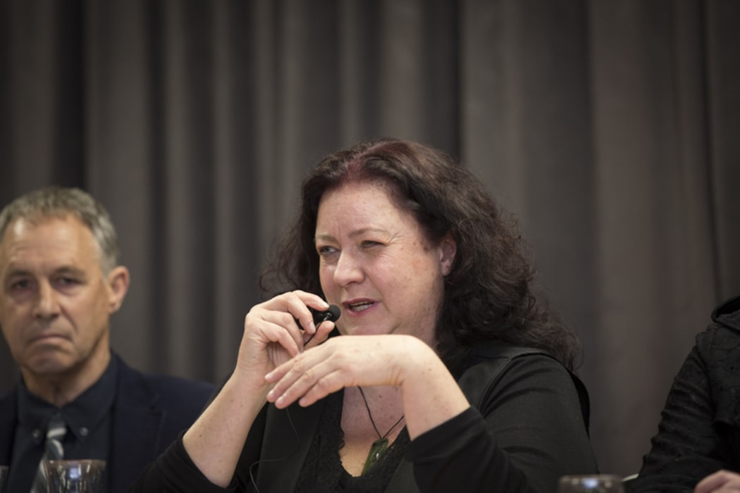 Cherie Chapman, Labour candidate for Clutha/Southland speaks to residents in Winton