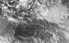 Low pressure system North of Nadi on Tuesday evening.