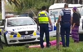 Māori Party candidate for Hauraki-Waikato Donna Pokere-Phillips did a live stream on Facebook of the arrests.