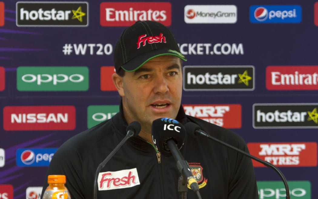 New Zimbabwe head coach Heath Streak during his time with the Bangladesh team