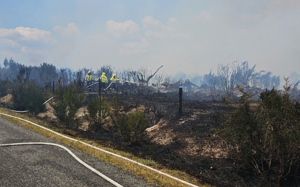 Fire and Emergency on Te Toke Road.
