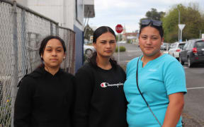 Wairoa teenagers: (From left) Patrice Blake, 15, Ocean Blandford, 16, and Pashyn Gilbert, 17.