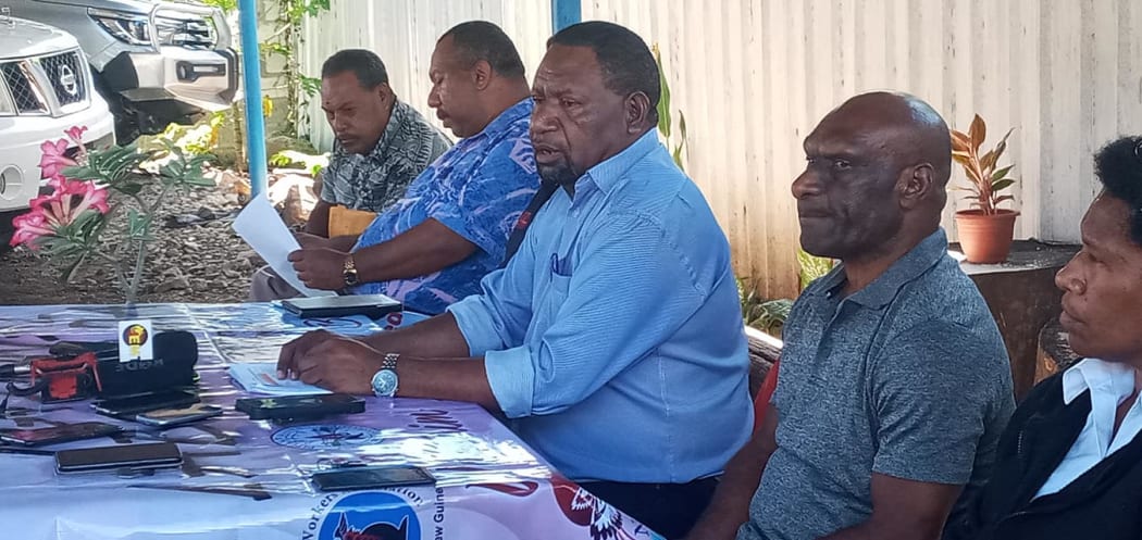 Clement Kanau from PNG's Trade Union Congress