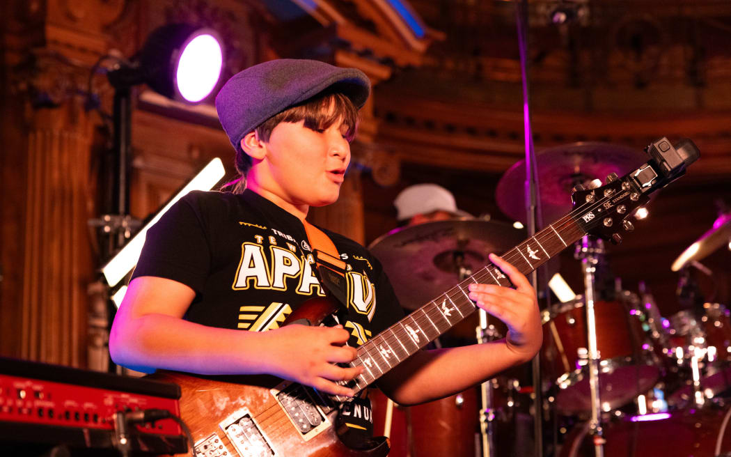 The Sweater Weather guitarist. Sweater Weather is from Rangikura school in Ascot Park, Porirua, though a few of the band are now beginning high school.