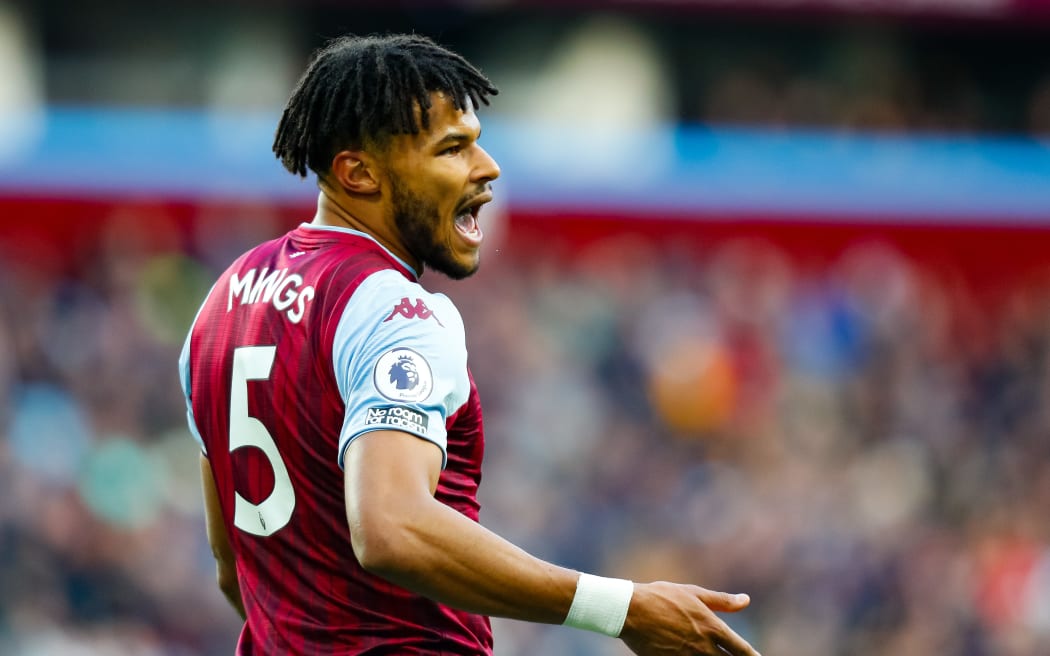 19th February 2022 ; Villa Park, Aston, Birmingham, West Midlands, England, Premier League Football, Aston Villa versus Watford; Tyrone Mings of Aston Villa