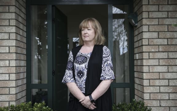 Jim Donnelly went missing in 2004, his wife, Tracey Donnelly pictured in thier home in Auckland.