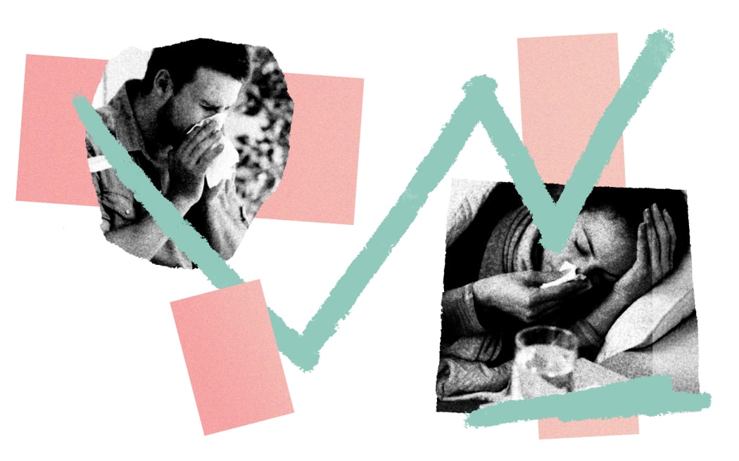 Collage of two patients