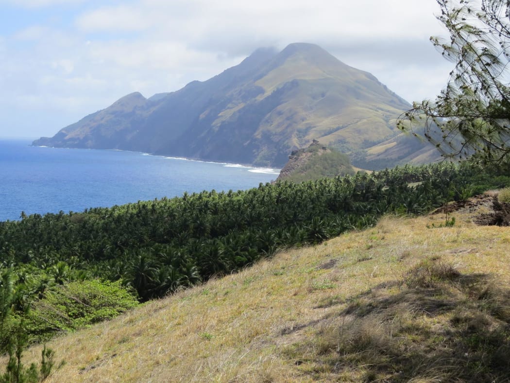 The island of Pagan in the Commonwealth of the Northern Marianas Islands.