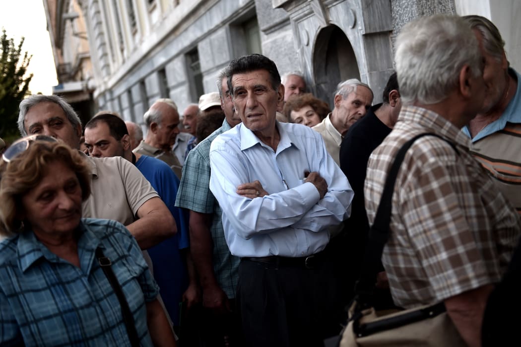 Some banks have re-opened in Greece - but only to allow pensioners to make a limited one-off weekly withdrawal.