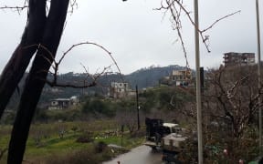 Syrian pro-government forces at Rabia on 24 January 2016.