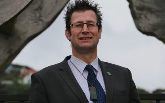 Mark Bradley, Tumuaki (Principal) of Te Kura Kaupapa Māori o Nga Mokopuna.
