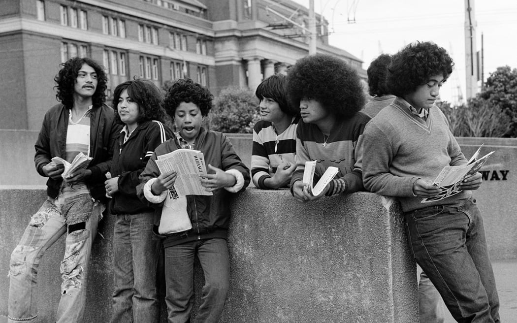 People at Railway Station Wellington pictured in 1981.