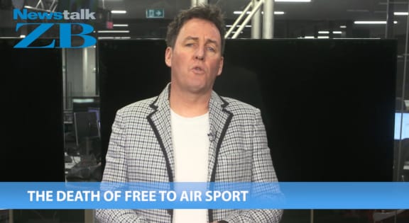 Mike Hosking says free to air TV sport is dead.