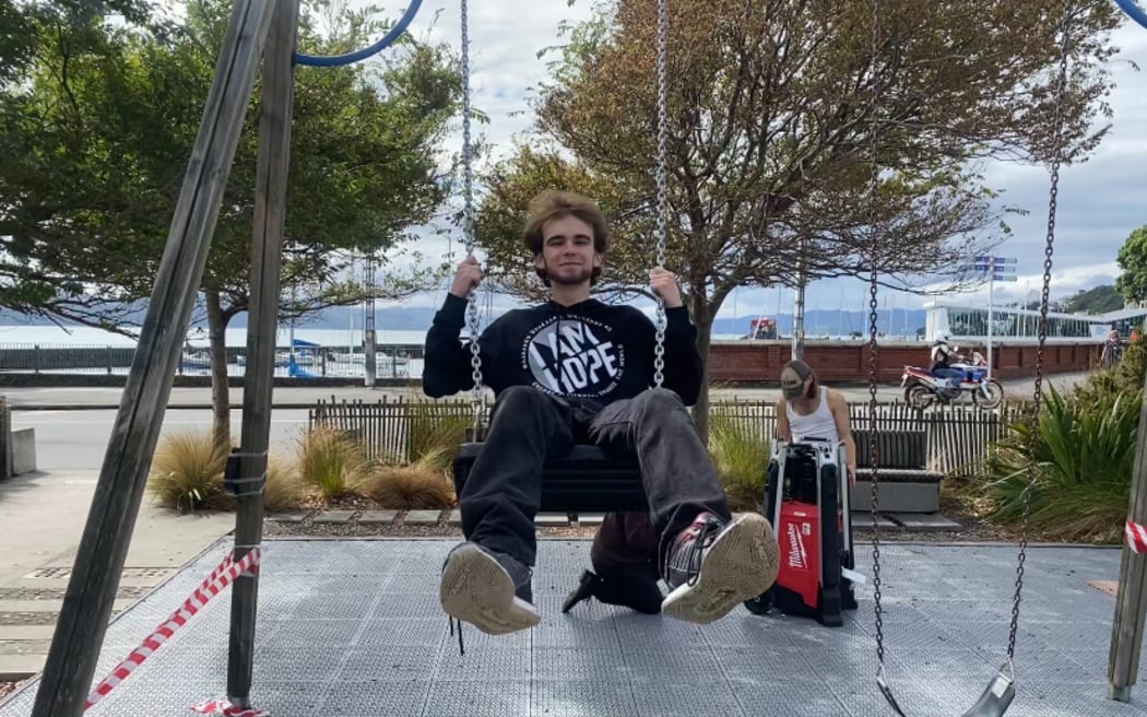Patrick Cooper is hoping to swing his way to a Guinness World Record by going for 48 hours nonstop.