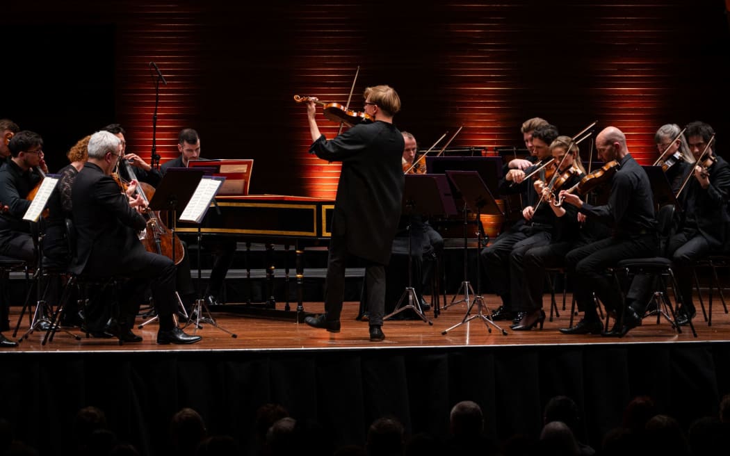 Pekka Kuusisto performing with NZSO