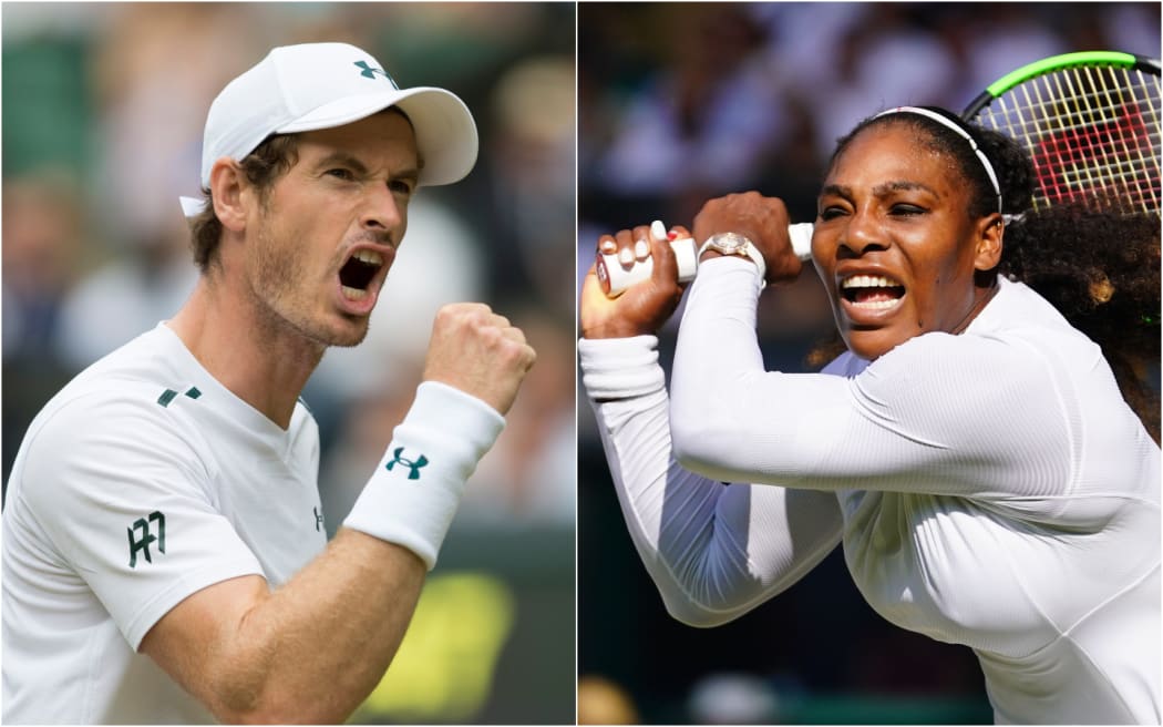 Andy Murray and Serena Williams.