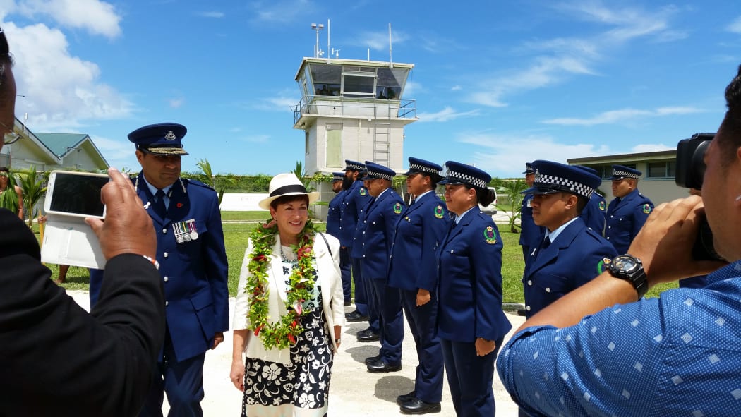 Governor General Dame Patsy Reddy in Niue.