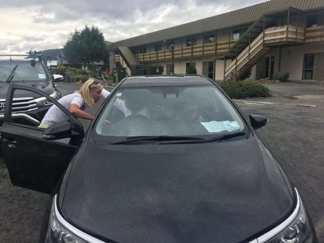 Amy Hollamby took the keys off a tourist who she says was driving dangerously.