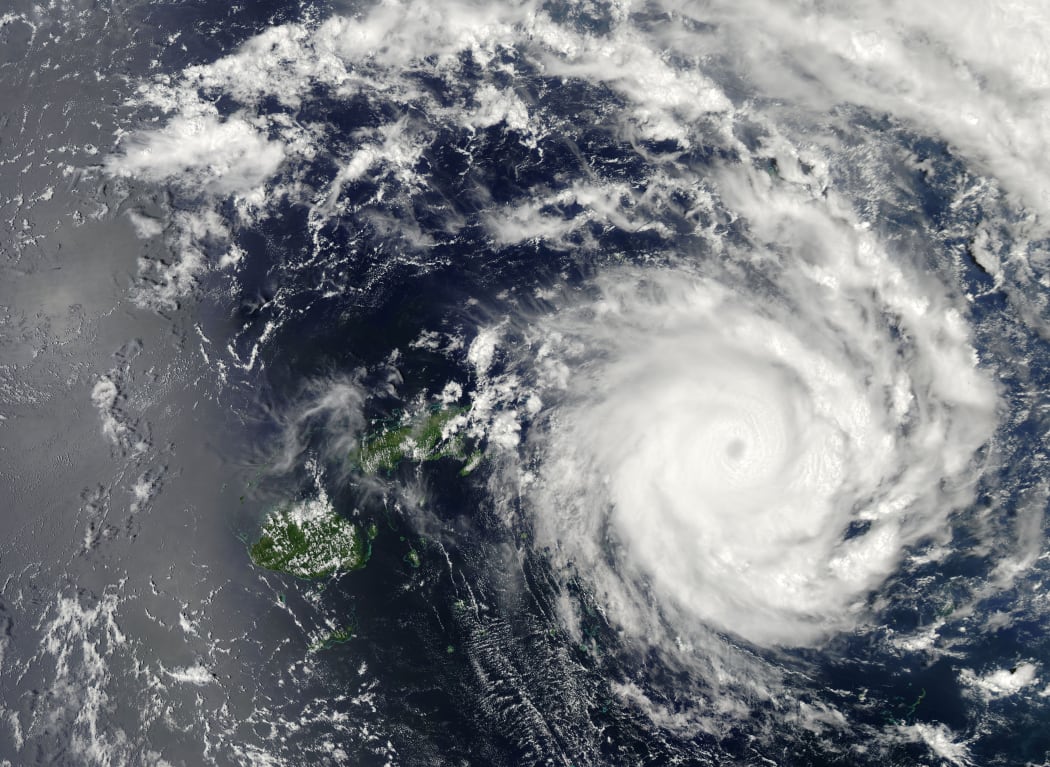 A NASA image shows Tropical Cyclone Ian when it was skirting Fiji.