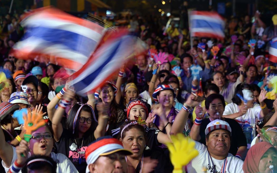 Mass anti-government protests began in November.