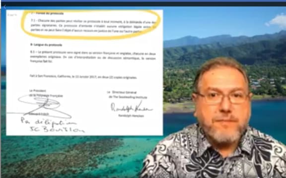 Social media broadcast by opposition Tavini Huiraatira